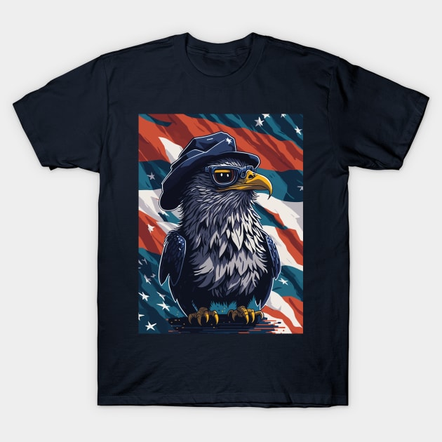 Patriotic Eagle T-Shirt by By_Russso